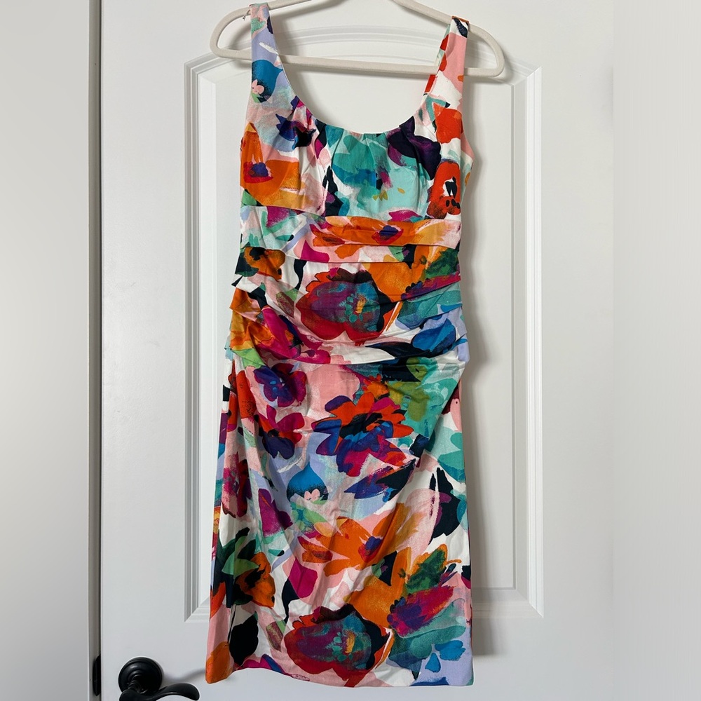 Suzy Chin for Maggy boutique floral print dress